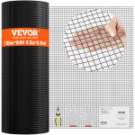 Vevor rouleau de grillage galvanise 910x30480 mm grillage a poules de calibre 19, maille metallique a ...