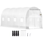 Vevor serre tunnel jardin 4, 6x2, 1x2, 1 m tente abri plantes cadre en acier galvanise couverture etanche ... Vevor serre tunnel jardin 4, 6x2, 1x2, 1 m tente abri plantes cadre en acier galvanise couverture etanche ...