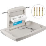 Vevor table a langer murale en hdpe station de couche - culotte charge 15kg table a langer bebe pliable ...