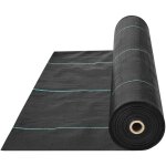 Mophorn - vevor toile de paillage anti - mauvaises herbes 1, 8x91, 4 m geotextile tisse anti repousse ...