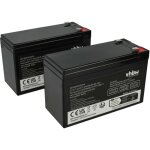 Vhbw - 2x batterie pour asi & autres types d'appareils (7200mah, 12v, agm)