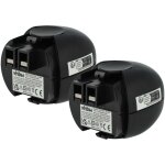 Vhbw - 2x batterie compatible avec metabo powermaxx, powergripp flashlight, powermaxx basic, powermaxx ...