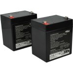 Vhbw - 2x batterie remplacement pour apc rbc20 pour asi (4500mah, 12v, agm)