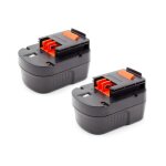 Vhbw 2x batteries remplacement pour black & decker a12, a12 - xj, a12ex, a1712, bd1204l, bpt1047 pour ...