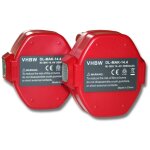 2x batterie remplacement pour makita 1434, 192600 - 1, 1435, 1422, 1422 192600 - 1, 1433, 1435f, 1420 ...