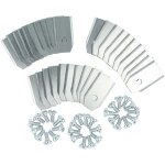 Vhbw 30x lames compatible avec husqvarna automower 320 nera, 405x, 405ve nera tondeuse - lames de rechange, ...