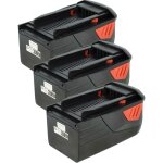 Vhbw - 3x batterie compatible avec hilti te 7a, te 6a, te6a, te7a outil lectrique (6000 mah, li - ion, ...