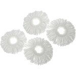 Vhbw - 4x serpill�res compatible avec leifheit clean twist mop, clean twist disc mop balai nettoyant ...