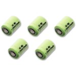 Vhbw - 5x cellules de batterie remplacement pour 1 / 3aaa pour mod�le rc (150mah, 1, 2v, nimh)