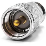 Adaptateur uhf (m) vers prise n (f) pour systme de communication, gps, antenne - coupleur coaxial hf ...