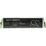 Vhbw - batterie compatible avec bella rasoir tondeuse �lectrique (700mah, 1, 2v, nimh)