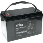 Vhbw - batterie de bord pour caravane, bateau, camping, camping - car (100ah, 12, 8v, lifepo4, courant ...