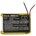 Vhbw - batterie compatible avec garmin venu 2 smartwatch montre connecte bracelet fitness (210mah, 3, ...