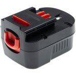 Batterie remplacement pour black & decker a12, a12ex, a12 - xj, a1712, b - 8315, bd1204l, bpt1047 pour ...