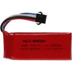 Batterie compatible avec sm connecteur pour mod�le rc par ex. voiture de course, avion (2000mah, 7, 4v, ...