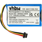Vhbw batterie compatible avec tomtom go 5200 gps, appareil de navigation (1100mah, 3, 7v, li - ion)