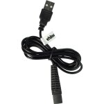 Vhbw c�ble de charge compatible avec braun series 3 300, 3000bt, 3000s, 300s, 3010bt, 3000, 3010 rasoir ...