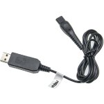 C�ble usb de charge compatible avec philips pt736 / 19, pt860 / 14, pt860 / 15, pt860 / 16 rasoir - c�ble ...