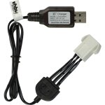 Vhbw chargeur usb remplacement pour himoto hsp 9. 6v pour batterie de mod�lisme rc avec connexion sm ...