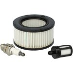 Kit de filtres � air, � carburant, bougie d'allumage remplacement pour stihl 0000 350 3504 pour scie ...