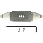 Lame compatible avec robomow rx12u, rt700 pl, rt300, rt700, rt300 pl tondeuse - lame de rechange, argent, ...