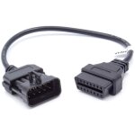 Adaptateur obd1 10 pin vers obd2 compatible avec opel (jusqu'en 1997) calibra, kadett, corsa, tigra, ...