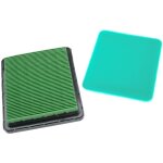Set de filtres compatible avec honda gx100u, gx100ut, gxr120rt, gxv57 moteur pour scarificateur, tondeuse ...