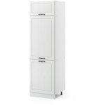 Vicco - armoire pour frigo r - line, blanc campagne, 60 cm