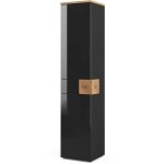 Vicco - meuble de rangement de salle de bain eden, anthracite, 40 x 184. 2 cm