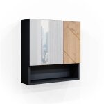 Armoire de toilette irma, ch�ne dor� / anthracite, 54 x 55 cm, vicco
