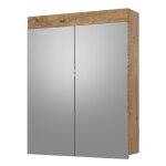 Vicco - armoire de toilette luna, ch�ne wotan, 60 x 77 cm