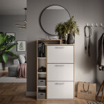 Vicco - basculeur � chaussures orlando, sonoma, 80 x 128. 3 cm avec 3 compartiments