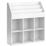Vicco - biblioth�que enfant luigi, blanc, 107. 2 x 114. 2 cm