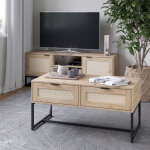 Vicco - commode avec tiroirs natal, sonoma, 100 x 48 cm avec deux tiroirs