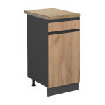 Vicco - meuble cuisine r - line, ch�ne de force dor�, 40 cm, pt ch�ne