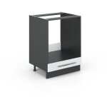 Meuble pour four fame - line, blanc haute brillance, 60 cm sans plan de travail vicco