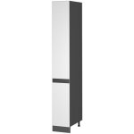 Vicco - meuble haute de cuisine r - line, blanc, 30 cm j - shape