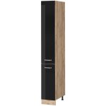 Vicco - meuble haute de cuisine r - line, noir haute brillance, 30 cm Vicco - meuble haute de cuisine r - line, noir haute brillance, 30 cm