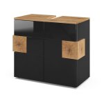 Vicco - meuble sous vasque simple eden, anthracite, 73. 1 x 64 cm
