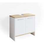 Vicco - meuble sous vasque simple elvio, blanc, 60. 4 x 55 cm