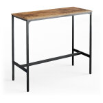 Table de bar fyrk, bois antique, 120 x 50 cm vicco
