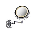 Vicino - dimmable miroir mural maquillage - rasage variateur inclus - 2 lumi�re - l 370 mm - chrome - ...