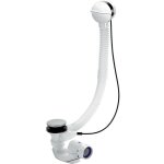 Vidage de baignoire automatique easybain wave - easybain avec volant design wave c�ble 1 m pour grande ...