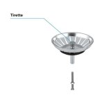 Vidage - bonde grille a evier - grohe