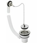 Villeroy&boch - o. novo - trop - plein pour vier cramique, chrome 94281061
