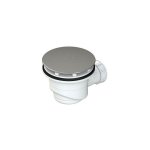 Bonde � syphon pour plaques de douche dimensions : diam�tre int�rieur 60