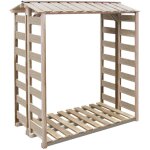 Vidaxl - abri de stockage  bois de chauffage 150x90x176 cm pin imprgn