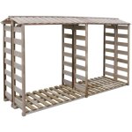 Vidaxl - abri de stockage du bois de chauffage 300x90x176cm pin impr�gn�