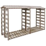 Vidaxl - abri de stockage du bois de chauffage 300x90x176cm pin impr�gn�