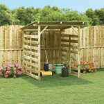 Vidaxl - abri de stockage du bois de chauffage bois de pin imprgn